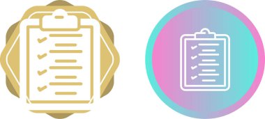 İşaretler listesi olan panolar, web illüstrasyonu