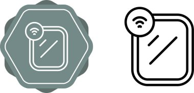 Akıllı saat simgesi. web tasarımı için akıllı saat vektör simgesi