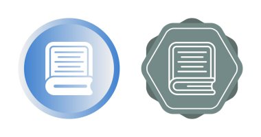 Beyaz arka plan üzerinde izole kitap simgeler kümesi