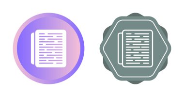 Belge simgeler kümesi, vektör çizim