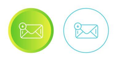 Zarf simgeleri, basit vektör tasarımı