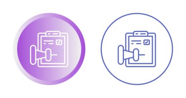 Beyaz arkaplanda izole edilmiş belge hacmi simgeleri, vektör illüstrasyonu          