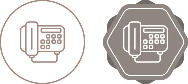 faks simgesi vektör çizimi tasarımı