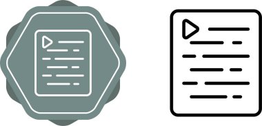 Belge simgeler kümesi, vektör çizim