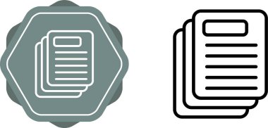 Dosya simgelerini kopyala, vektör illüstrasyonu