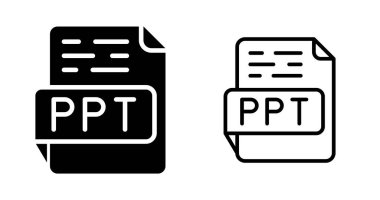 Minimalist dosya uzantısı simgeleri ayarlandı, vektör illüstrasyonu basit tasarım