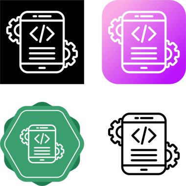 kod web simgesi çizimi