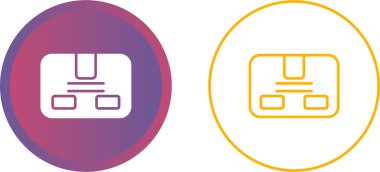 paket simgesi işaret vektör illüstrasyonu