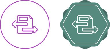 belge simgesi vektör illüstrasyon tasarımı