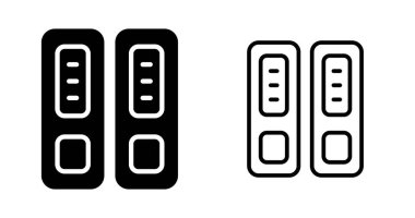 bilgisayar arayüzü vektör çizgisi simgesi