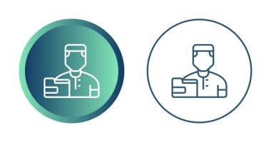 İnsan avatar simgeleri seti, vektör illüstrasyonu basit tasarım