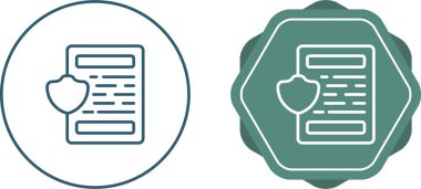 belge simgesi vektör illüstrasyon tasarımı