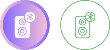 Bluetooth web simge vektör çizim