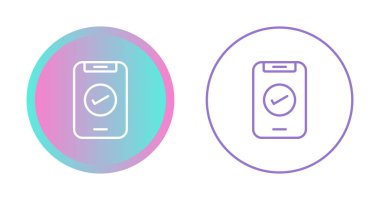 Kontrol listesi simgesi simgesi vctor illüstrasyonuName 