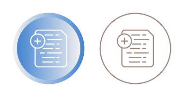 belge web simgesi vektör illüstrasyonu ekle