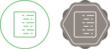 Belge hizalama sağ simgeleri ayarlandı, vektör illüstrasyonu