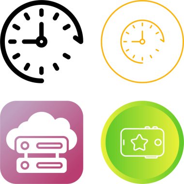 bilgisayar arayüzü vektör çizgisi simgesi