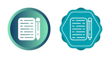 Belge düzenleme simgeleri, vektör illüstrasyonu basit tasarım