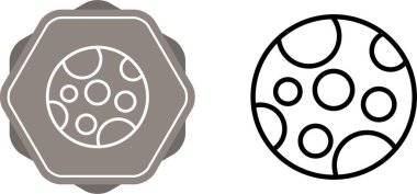 Gezegen simgeleri beyaz arkaplanda izole edildi 