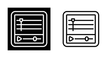 Beyaz arkaplan üzerindeki zaman çizgisi simgeleri, vektör illüstrasyonu 