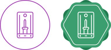 akıllı telefon simgeleri ayarlandı, vektör illüstrasyonu basit tasarım