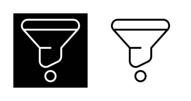 Filtre simgeleri. Web simgeleri basit resimleme     