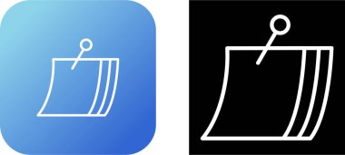 Belge açıklama simgeleri ayarlandı, vektör illüstrasyonu 