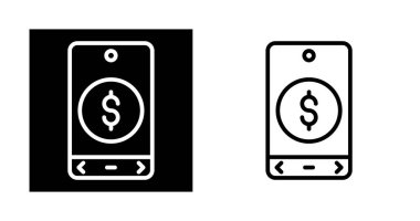 akıllı telefon simgeleri ayarlandı, vektör illüstrasyonu basit tasarım