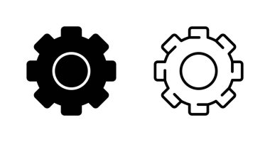 Vites simgeleri ayarlandı, vektör illüstrasyonu