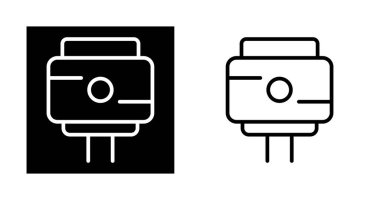 Magsafe simge işareti vektör illüstrasyonu 