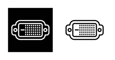 dvi web simgesi vektör illüstrasyonu