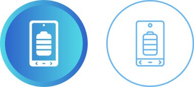 akıllı telefon simgeleri ayarlandı, vektör illüstrasyonu basit tasarım