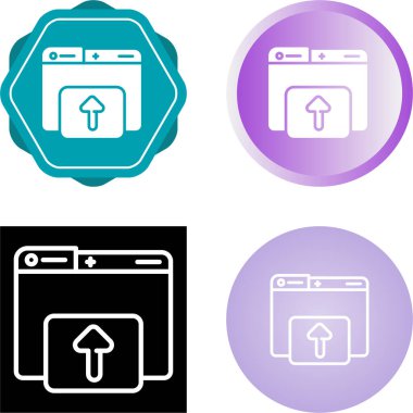 Okları indiren bilgisayar dizinleri simgeler, güvenlik konsepti, vektör illüstrasyonu   