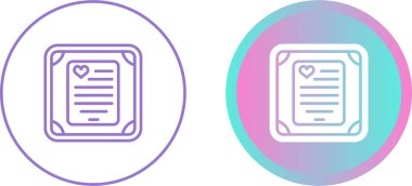 Aşk harfi simgeleri ayarlandı, vektör illüstrasyonu 