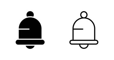 İleti bildirim çanı seti, vektör illüstrasyonu