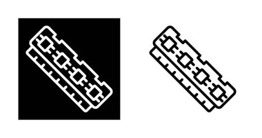 bellek veri diski, ssd simge vektör illüstrasyonu 