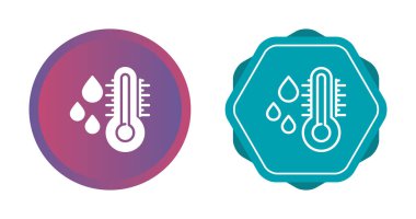 termometre Icons set, vektör çizim