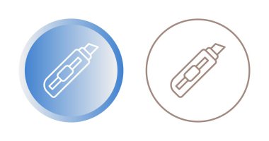 Kağıt kesicisi ağ simgeleri basit illüstrasyon