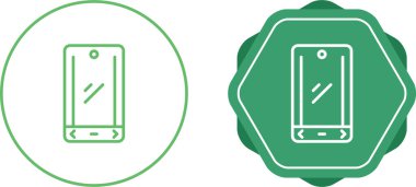 akıllı telefon simgeleri ayarlandı, vektör illüstrasyonu basit tasarım