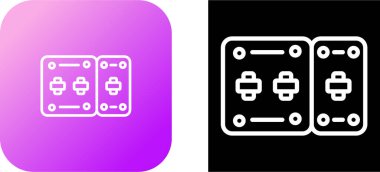 Devre Kesicisi Simgeleri Seti, web basit illüstrasyonu