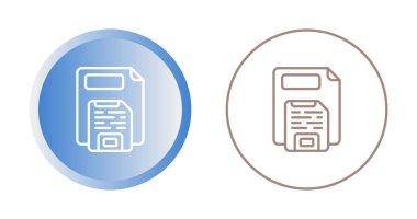 Kağıt belge simgesi. İzole edilmiş sembol. Beyaz arkaplanda vektör illüstrasyonu.