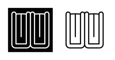 renk çizgisi kitaplığı simgeleri beyaz arkaplanda izole edildi