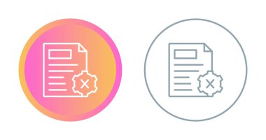 belge simgesi vektör illüstrasyon tasarımı