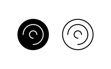 Robot elektrikli süpürge. Düzenlenebilir kontur içeren anahat simgesi. Gölgeli ev aletlerinin doğrusal sembolü