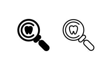 Tanımlama web simgesi vektör illüstrasyonu