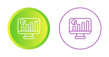 Veri güdümlü tasarım simgeleri ayarlandı, vektör illüstrasyonu