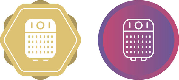 Air purifier vector icon on white background. Flat vector air purifier icon symbol sign