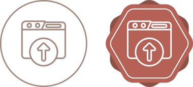 ok simgesi yükle vektör resimlemesi ayarla 