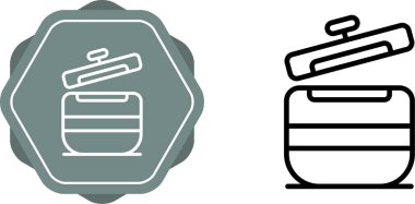 pot simgeleri ayarlandı, vektör illüstrasyon tasarımı 