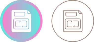 Belge simgesi işareti vektör çizim